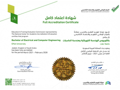 BSc Electrical and Computer Engineering Accredittaion Certificate