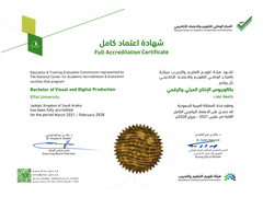 BSc Visual and Digital Production Accredittaion Certificate

